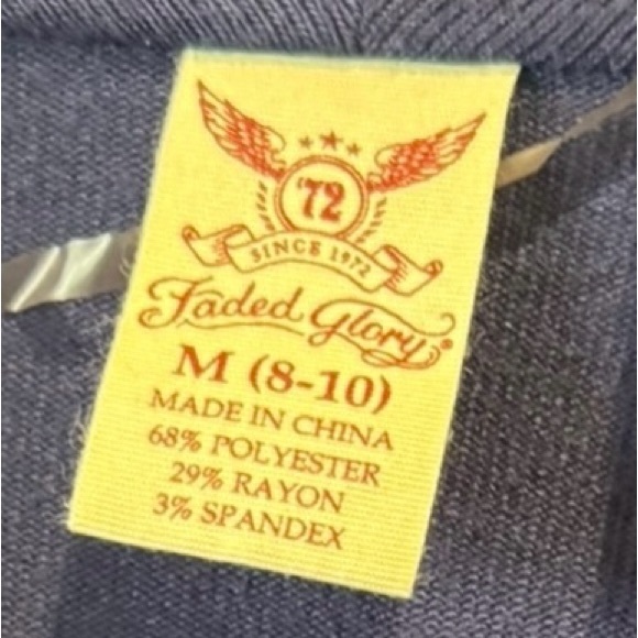 ✨ Faded Glory One-Button Wrap Sweater | Asymmetrical Hem ✨ - Picture 2 of 5